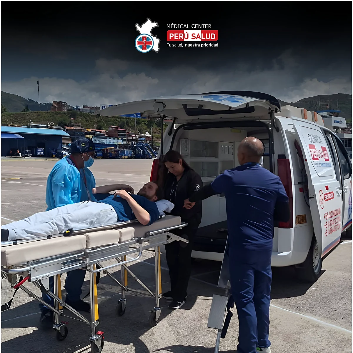Personal médico preparado para una respuesta urgente